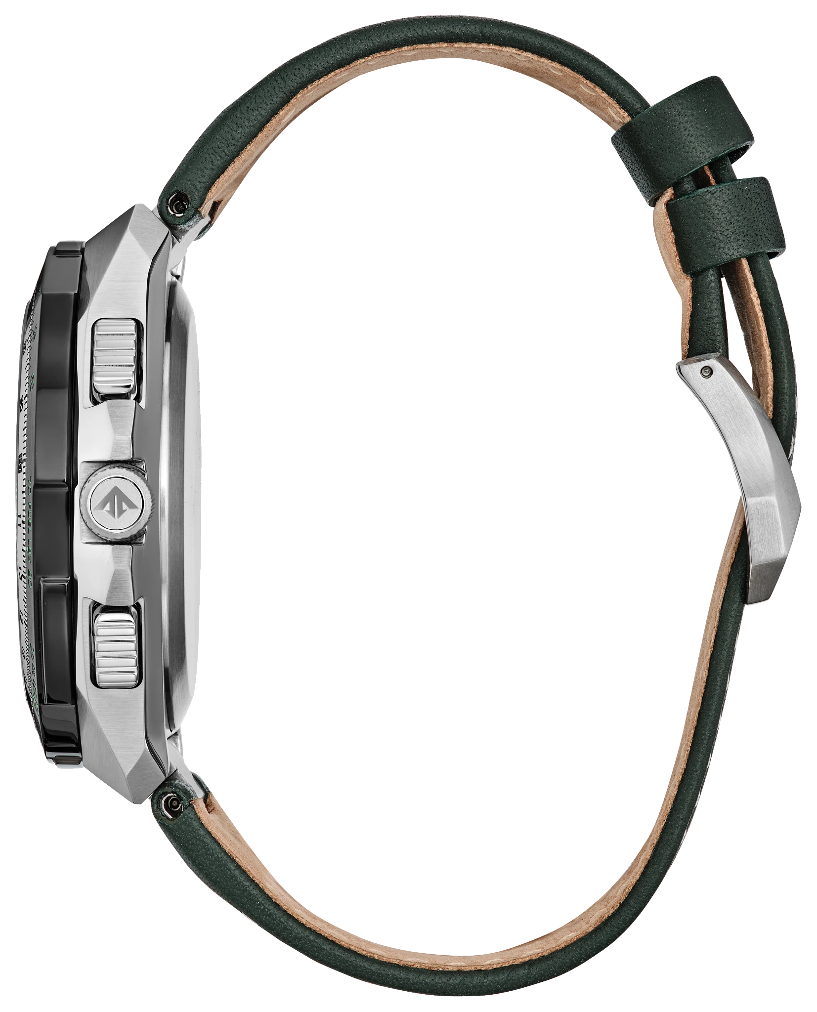 デク Promaster Skyhawk A-T Green Dial Leather Strap JY8147-01X | CITIZEN